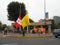 Peru lowered a flag at half-mast on 18 August 2007 due to the earthquake of15 August 2007, 150 kilometres 93Â mi south-southeast